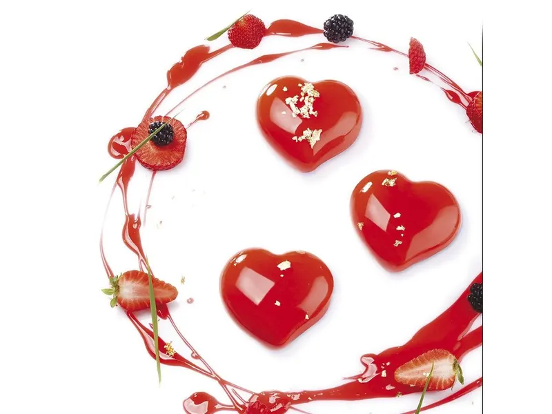 Pavoni silikonová forma srdce Passion, 12 dutin, 90 ml