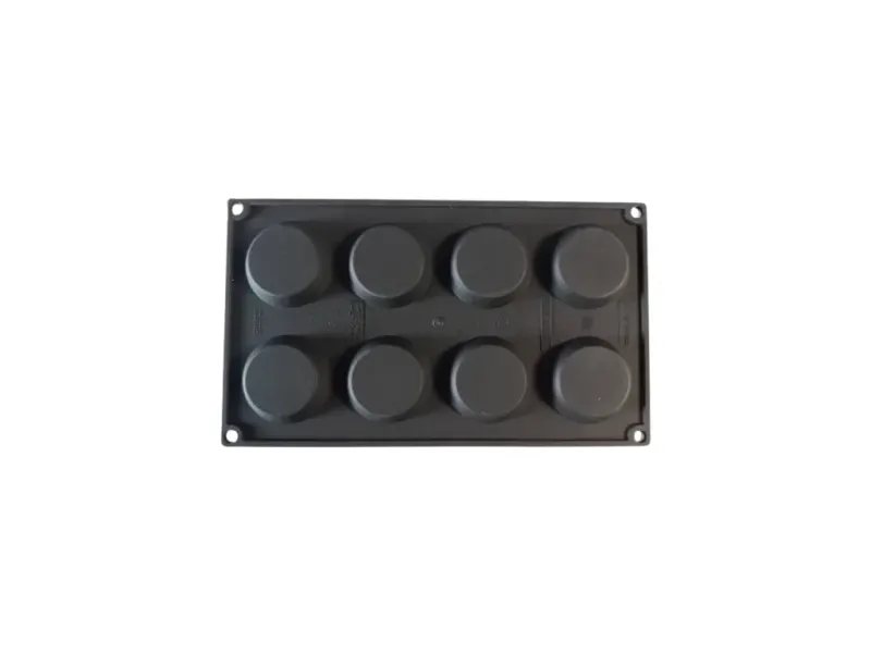 Silikonová forma Florentines černá, 8 ks, 35 ml