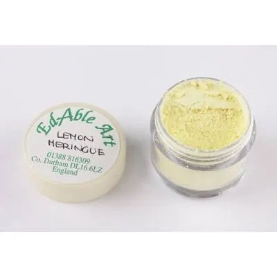 Prachová jedlá barva Lemon Meringue pro jedlé malování