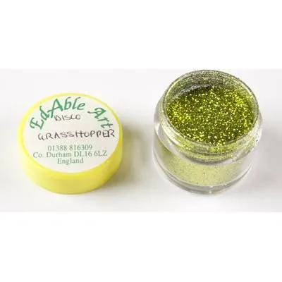 Třpyt dekorační disco Glasshopper, jedlý, na dort