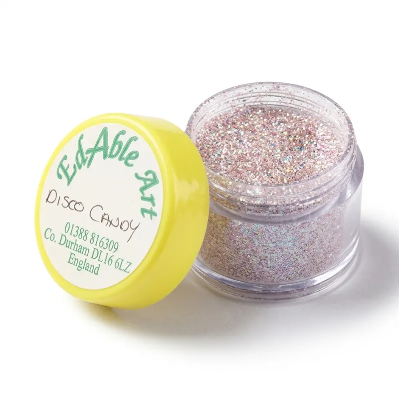 Třpyt dekorační disco Candy, jedlý, na dort