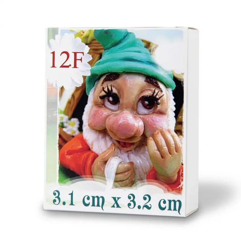 Silikonová forma trpaslík pro modelování, 3,1 x 3,2 cm