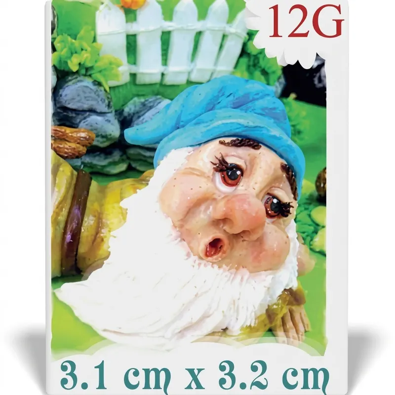 Silikonová forma trpaslík na modelování, 3,1 x 3,2 cm