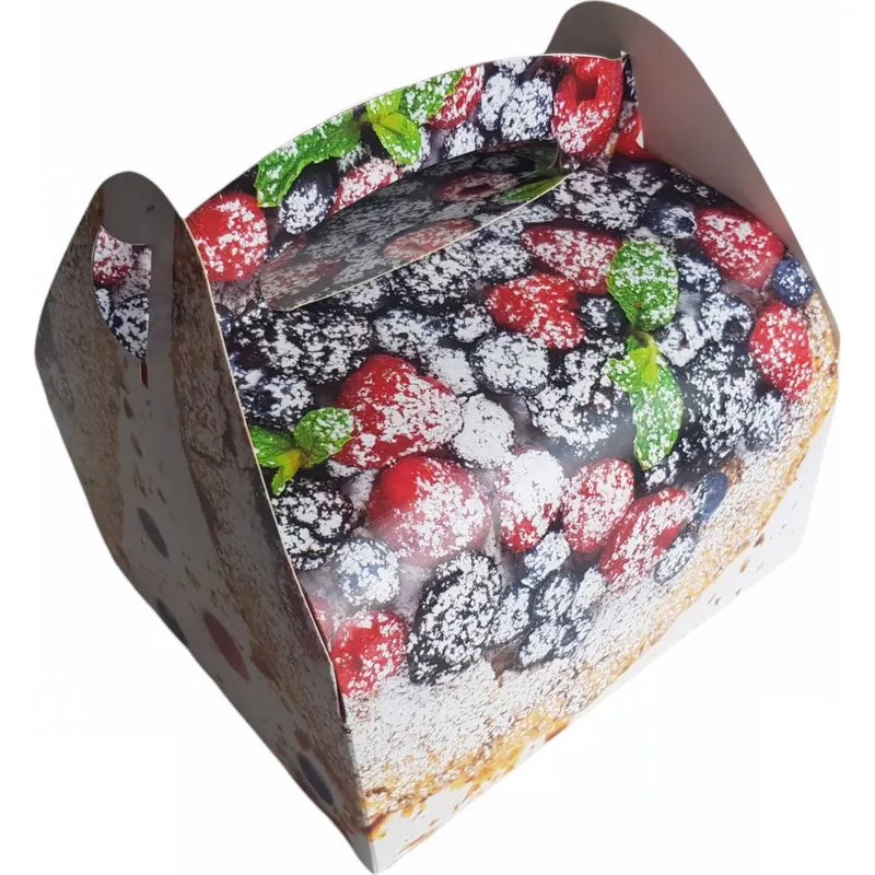 Papírová taštička Roma na zákusky a chlebíčky 18x16 cm